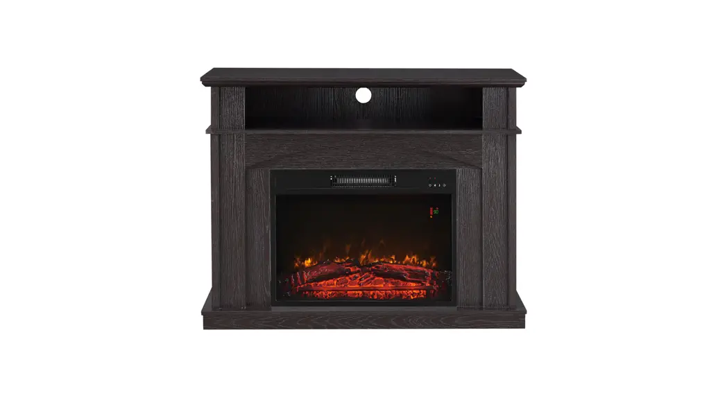 Homcom 40 In. Mdf Electric Fireplace With Mantel Freestanding Heater Instruction Manual