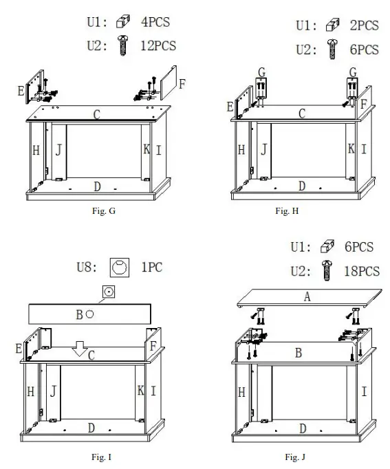 HOMCOM 40 in MDF Electric Fireplace with Mantel Freestanding Heater-Installation2
