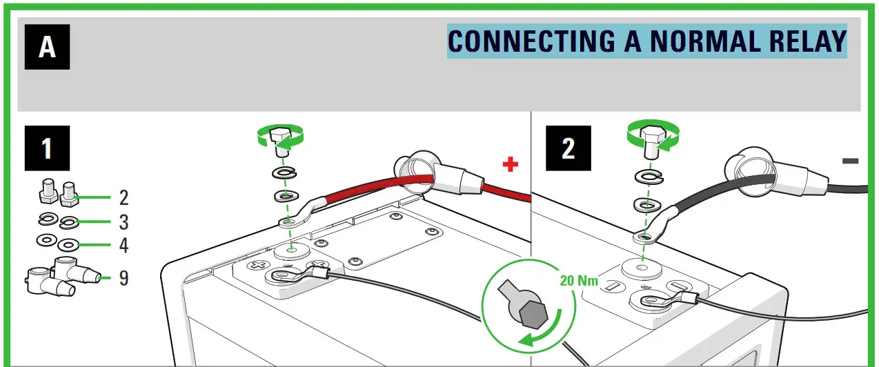 CONNECTING A NORMAL RELAY 1