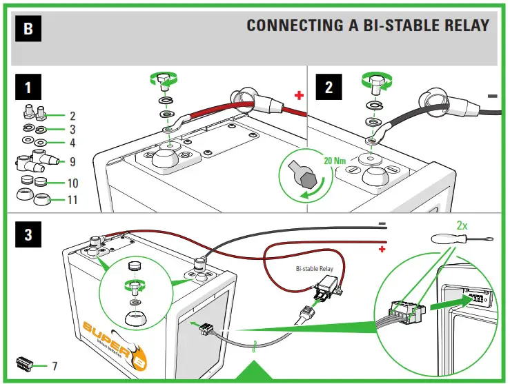 CONNECTING A NORMAL RELAY 4