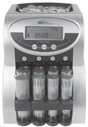 Royal-Sovereign-FS-2N-Two-Row-Coin-Counter-with-Value-Counting