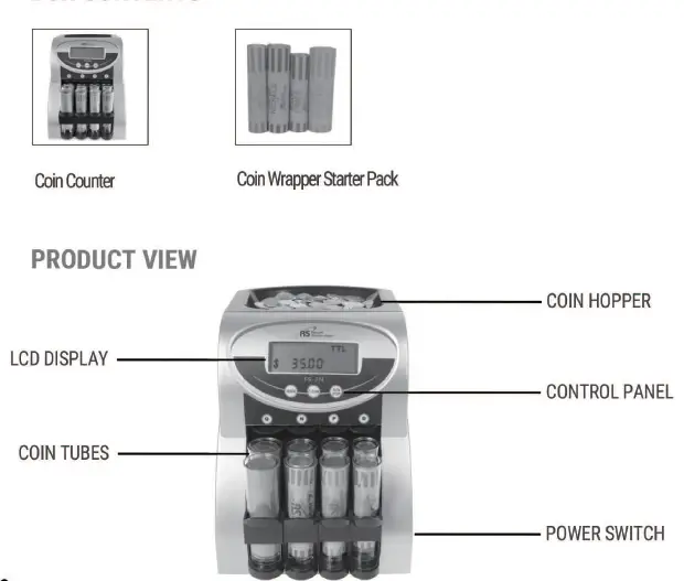 Royal-Sovereign-FS-2N-Two-Row-Coin-Counter-with-Value-Counting-3
