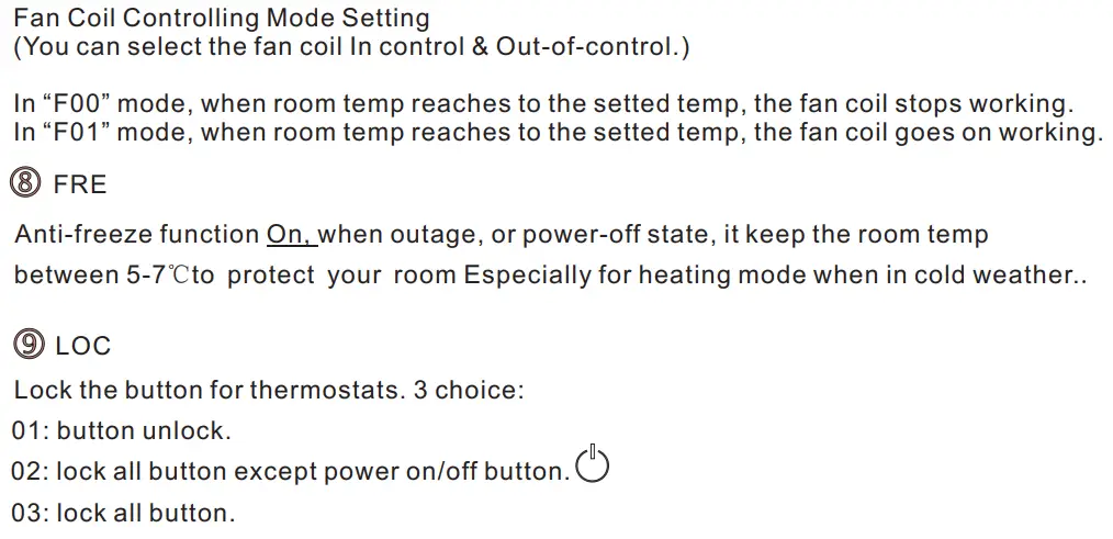 BEOK TGT70 WiFi Fan Coil Thermostat Instruction Manual - Senior