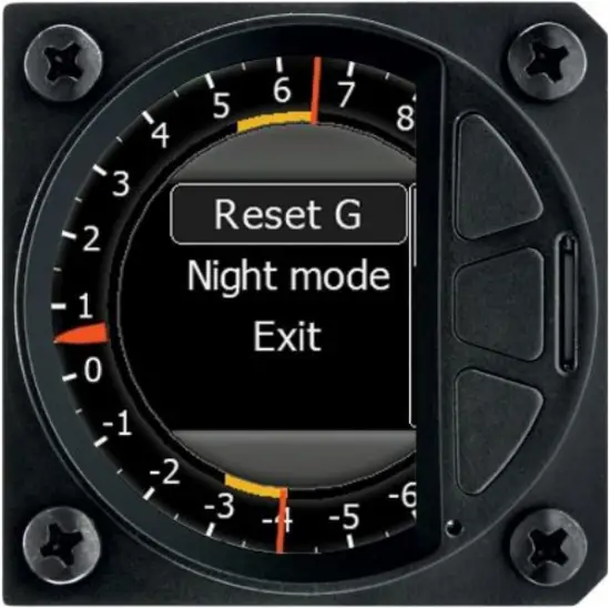 lx-nav LX G-meter - Quick Access Menu 1