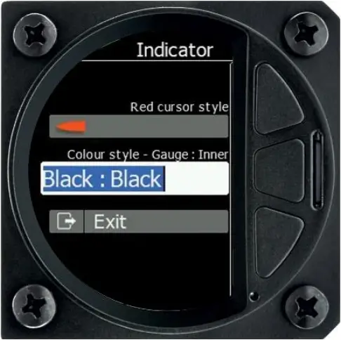 lx-nav LX G-meter - Selection Control