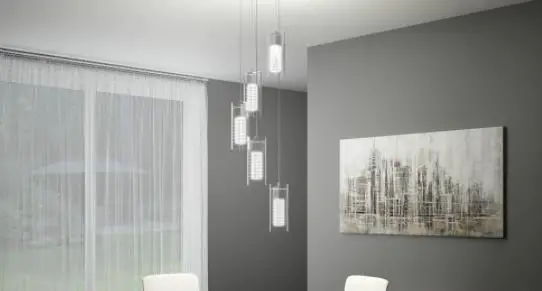 Artika Pdt5-so Soho 5 5-light Led Pendant Instruction Manual