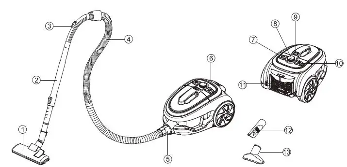 Westinghouse-WHVC01SB-Bagless-Vacuum-Cleaner-1