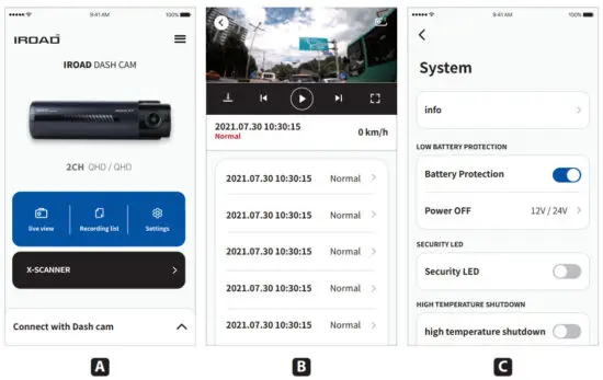 IROAD X11 Front Rear QHD 2K Dash Camera - figure 3