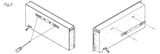 North West Fireplace 193772MBP Hastings Home 50 in W Black LED Electric Fireplace - figure 10