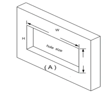 North West Fireplace 193772MBP Hastings Home 50 in W Black LED Electric Fireplace - figure 5