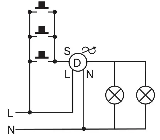 VADSBO LD220WCM Bluetooth Dimmer - Control with one or more non-locking switches