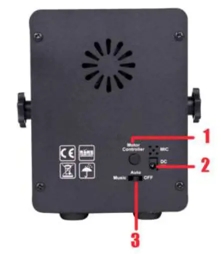 S-MANIA 30424197 Party Light Flashy - Motor control