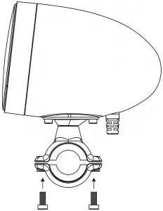 Amplifier and loudspeaker mounting