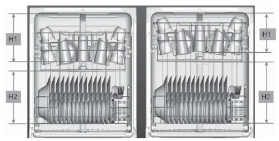 THOR HDW2401SS 24 Inch Built In Dishwasher - Adjustable Upper Rack