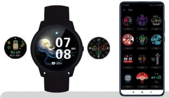 CROSSBEATS Orbit Rich Colors and Crisp Fonts Watch - fig8