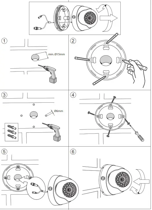YALE SV ADFX W CCTVDome Camera - overview 3