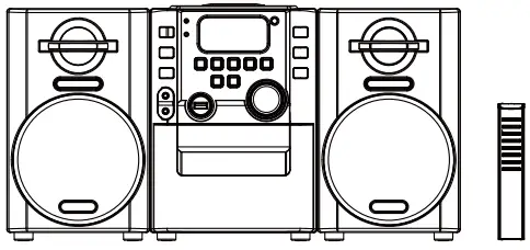 naxa NPB-431 Portable CD-MP3 USB Player with FM PLL Radio-fig1