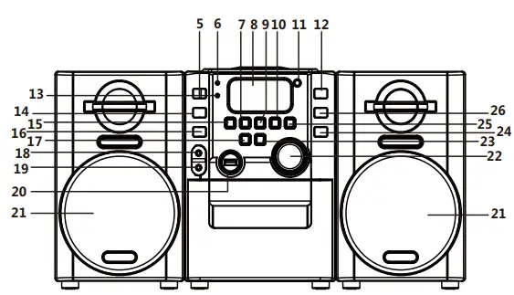 naxa NPB-431 Portable CD-MP3 USB Player with FM PLL Radio-fig5
