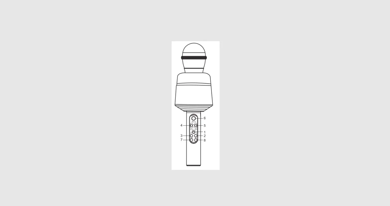 Leba Q008 Wireless Bluetooth Karaoke Microphone Instructions