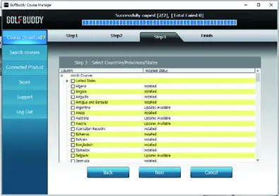 GOLF BUDDY aim W11 GPS Watch - GOLF BUDDY aim W11 GPS Watch - How to use GOLFBUDDY GB MANAGER 5