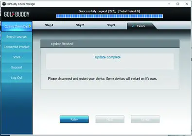 GOLF BUDDY aim W11 GPS Watch - GOLF BUDDY aim W11 GPS Watch - How to use GOLFBUDDY GB MANAGER 6