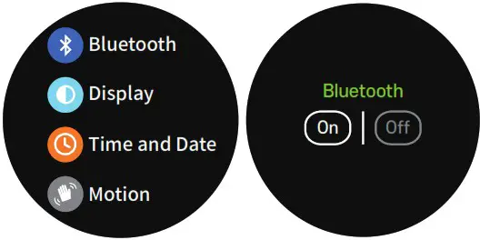 GOLF BUDDY aim W11 GPS Watch - Genaral setting 2