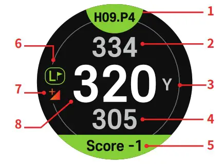 GOLF BUDDY aim W11 GPS Watch - Play Folf Features 1