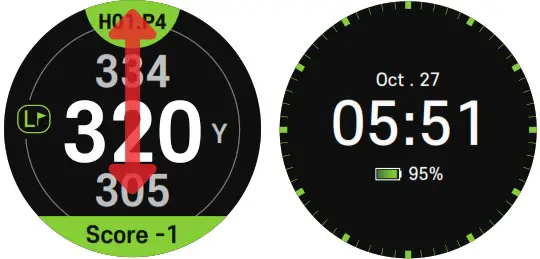 GOLF BUDDY aim W11 GPS Watch - Play Folf Features 11