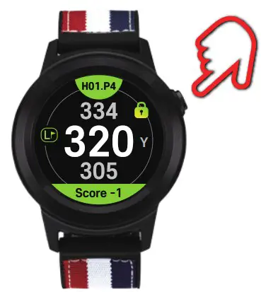 GOLF BUDDY aim W11 GPS Watch - Play Folf Features 9