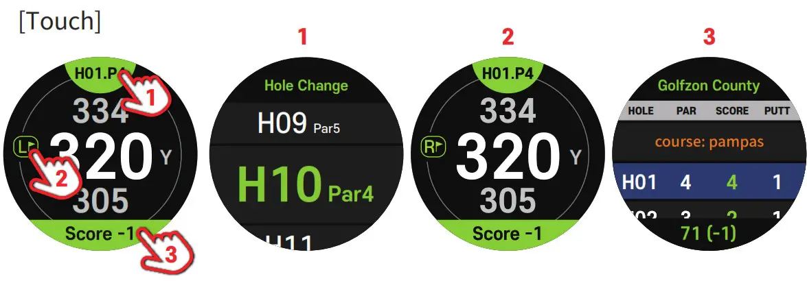 GOLF BUDDY aim W11 GPS Watch - Play Golf Main Features Overview 1