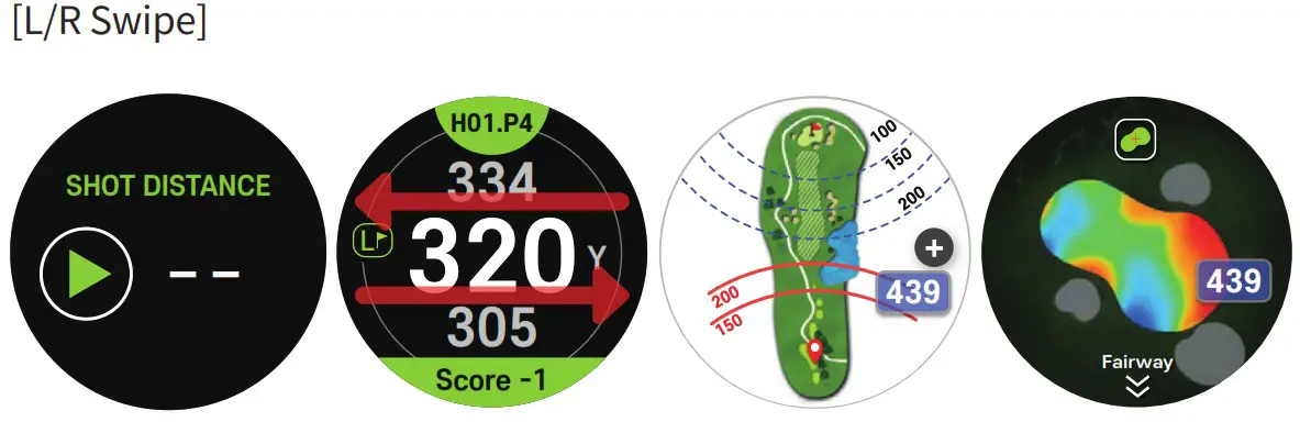 GOLF BUDDY aim W11 GPS Watch - Play Golf Main Features Overview 2