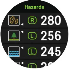 GOLF BUDDY aim W11 GPS Watch - Play Golf Screen Overview 4