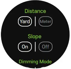 GOLF BUDDY aim W11 GPS Watch - Play Golf Screen Overview 5