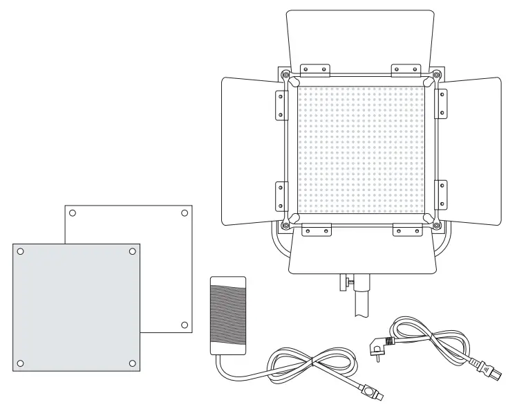 Rollei 900Bi Bi-Color LED Panel - fig 1