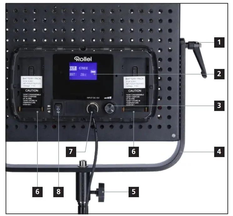 Rollei 900Bi Bi-Color LED Panel - fig 2