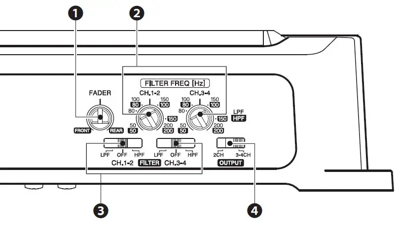 JVC KS-DR2104DBT Compact Bluetooth 4 Channel Digital Amplifier 18