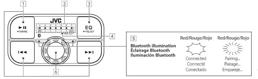 JVC KS-DR2104DBT Compact Bluetooth 4 Channel Digital Amplifier 19