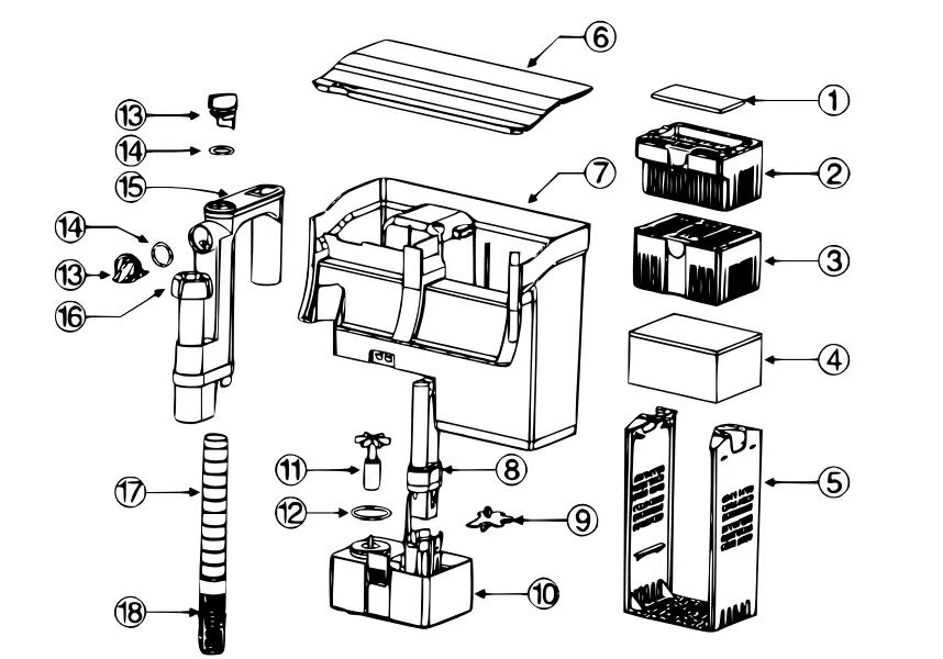 sunsun-51649-Hang-on-Aquarium-Filter-1