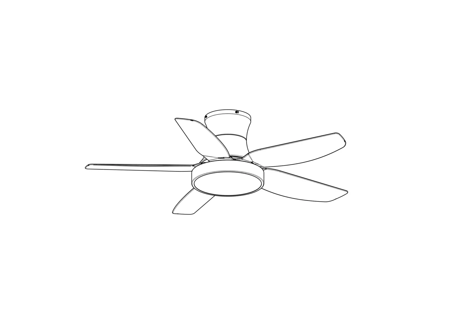 Luxury F5151s Decoration Ceiling Fan Instruction Manual