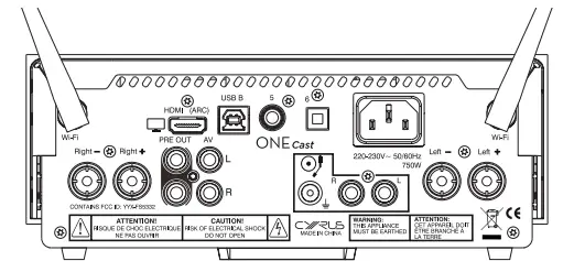 CYRUS ONE Cast Smart Music Amplifier 1
