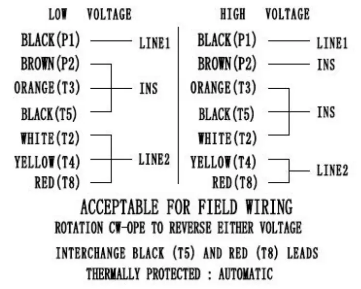 WORLD WIDE ELECTRIC NT Fractional Single Phase and Polyphase AC Induction Motors - fig