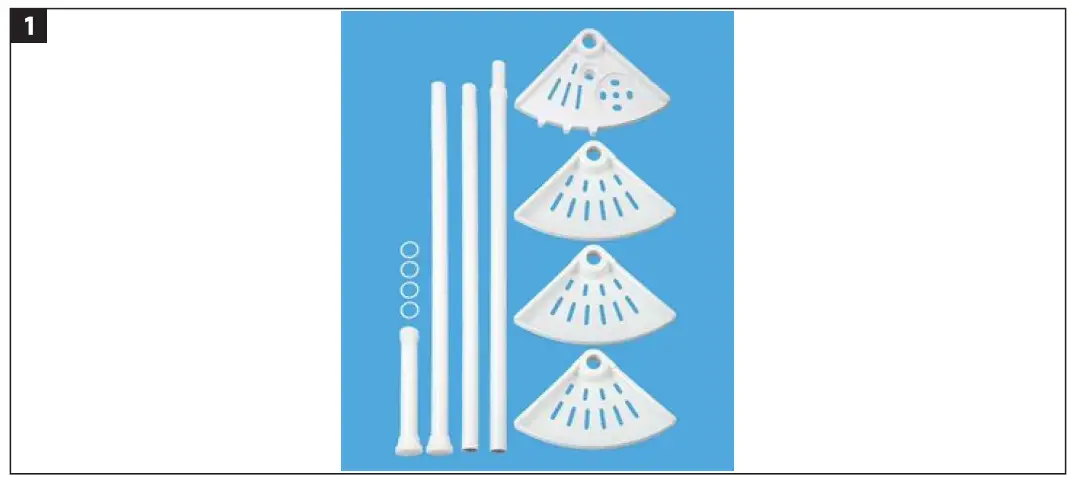 CURAQUA 011611 Shower Shelf FIG 1