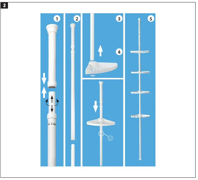 CURAQUA 011611 Shower Shelf FIG 2