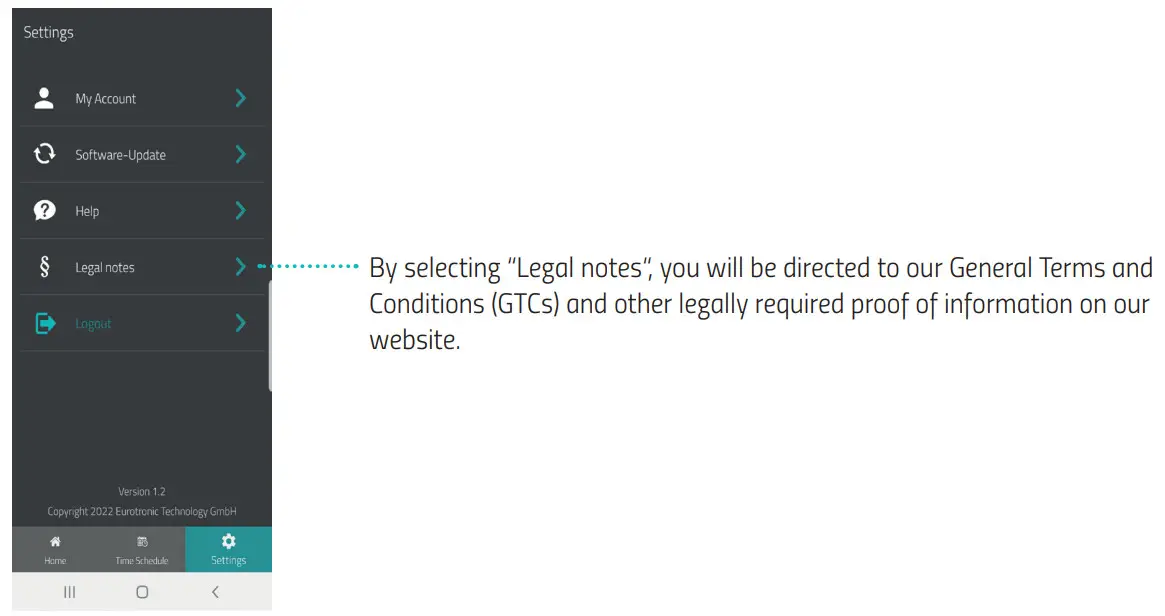 EUROTRONIC 700212 Comet Aqua Smart Timer for Irrigation System -LEGAL INFORMATION