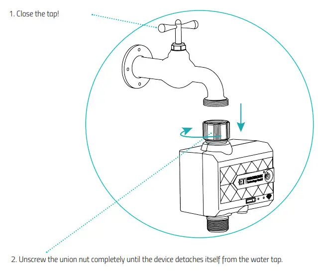 EUROTRONIC 700212 Comet Aqua Smart Timer for Irrigation System - water tap 2