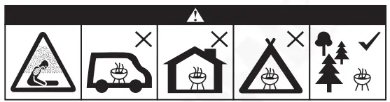 BUFFALO FT690 Charcoal Barbecue-fig2