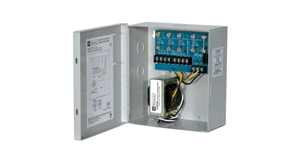 Altronix Altv244 4-output Cctv Power Supplies Installation Guide