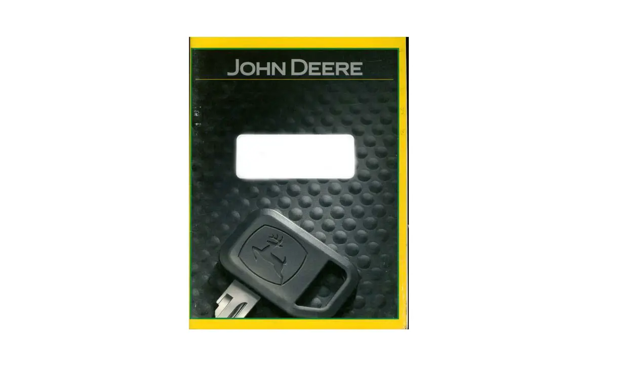John Deere Omm162468 Equipment Division User Manual