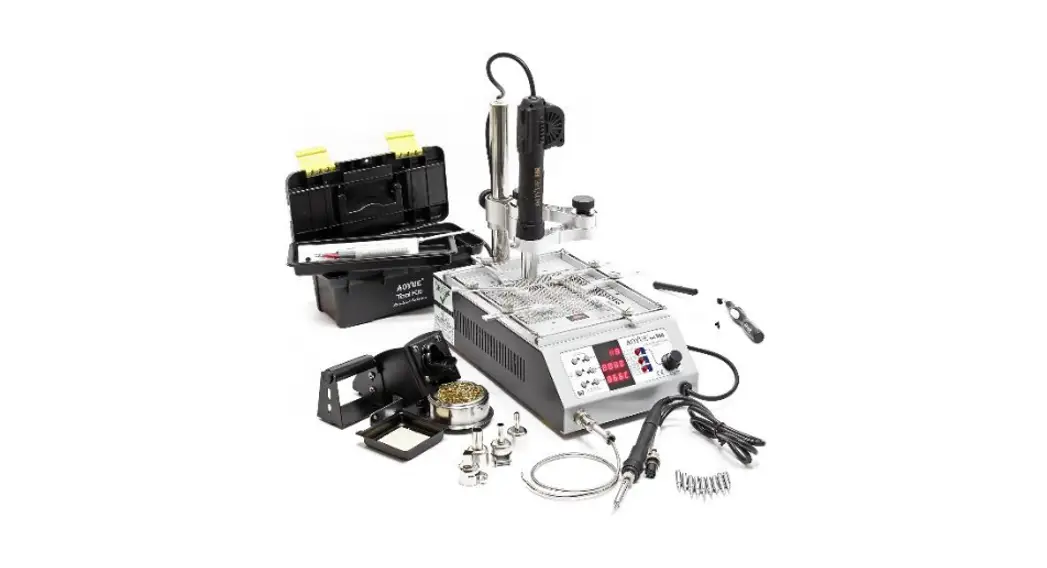 Wiltec Aoyue Int 866 Digital Hot Air Rework And Soldering Station Instruction Manual