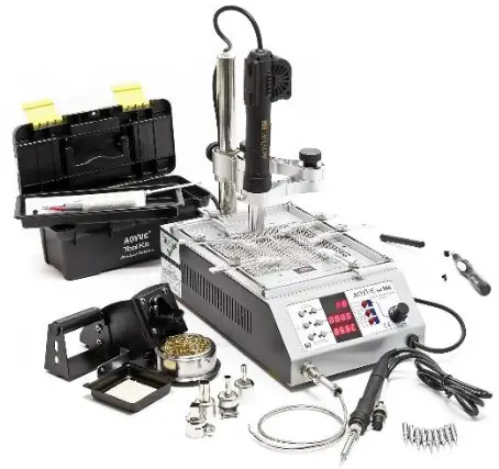 wiltec AOYUE INT 866 Digital Hot Air Rework and Soldering Station